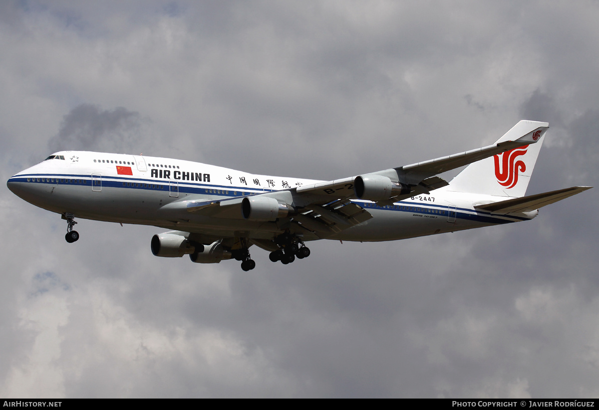 Aircraft Photo of B-2447 | Boeing 747-4J6 | Air China | AirHistory.net #521489