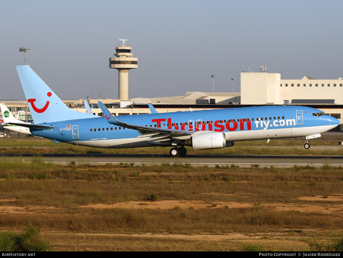 Aircraft Photo of G-FDZP | Boeing 737-8K5 | Thomsonfly | AirHistory.net #521494