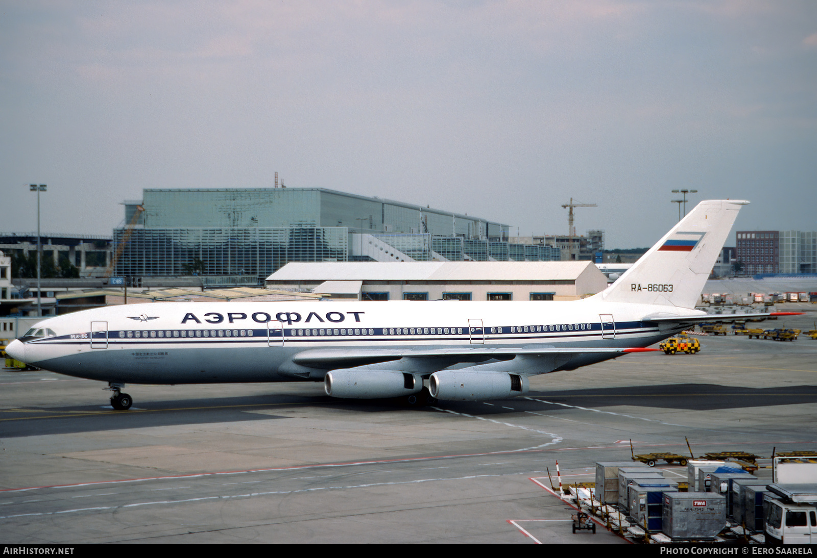 Aircraft Photo of RA-86063 | Ilyushin Il-86 | Aeroflot | AirHistory.net #521514