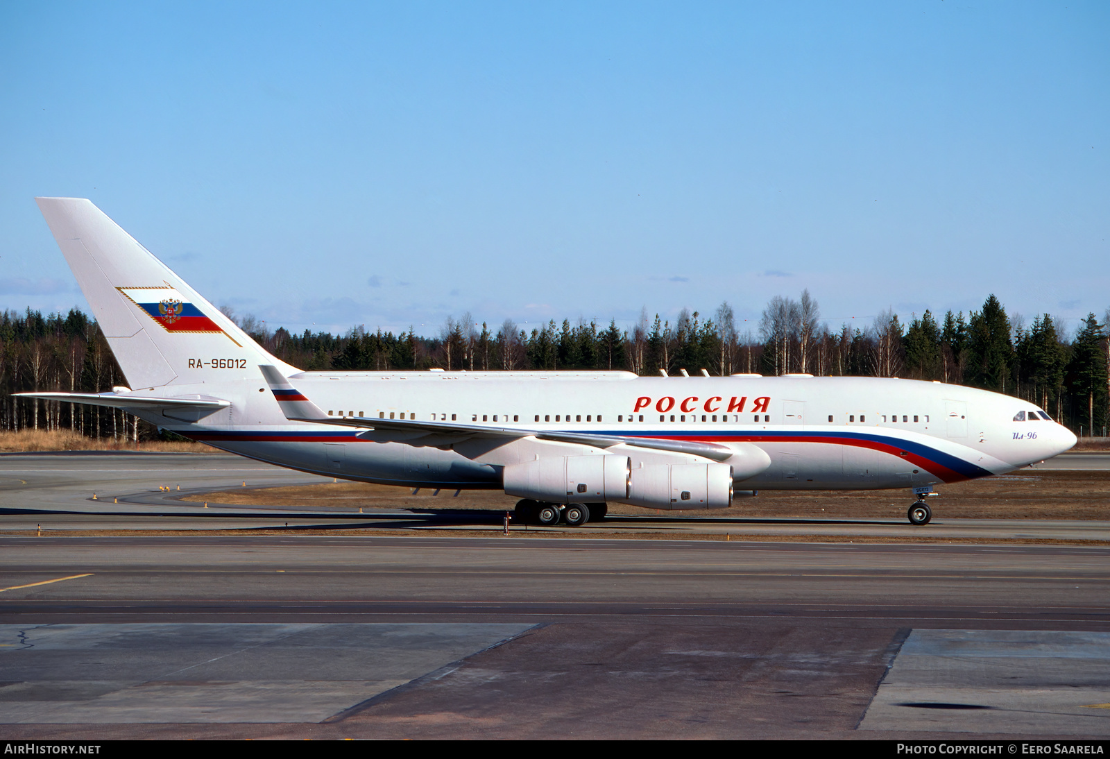 Aircraft Photo of RA-96012 | Ilyushin Il-96-300PU | Rossiya - Special Flight Detachment | AirHistory.net #521517
