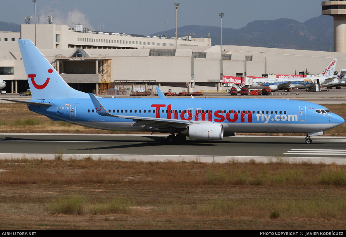 Aircraft Photo of G-FDZA | Boeing 737-8K5 | Thomsonfly | AirHistory.net #521533