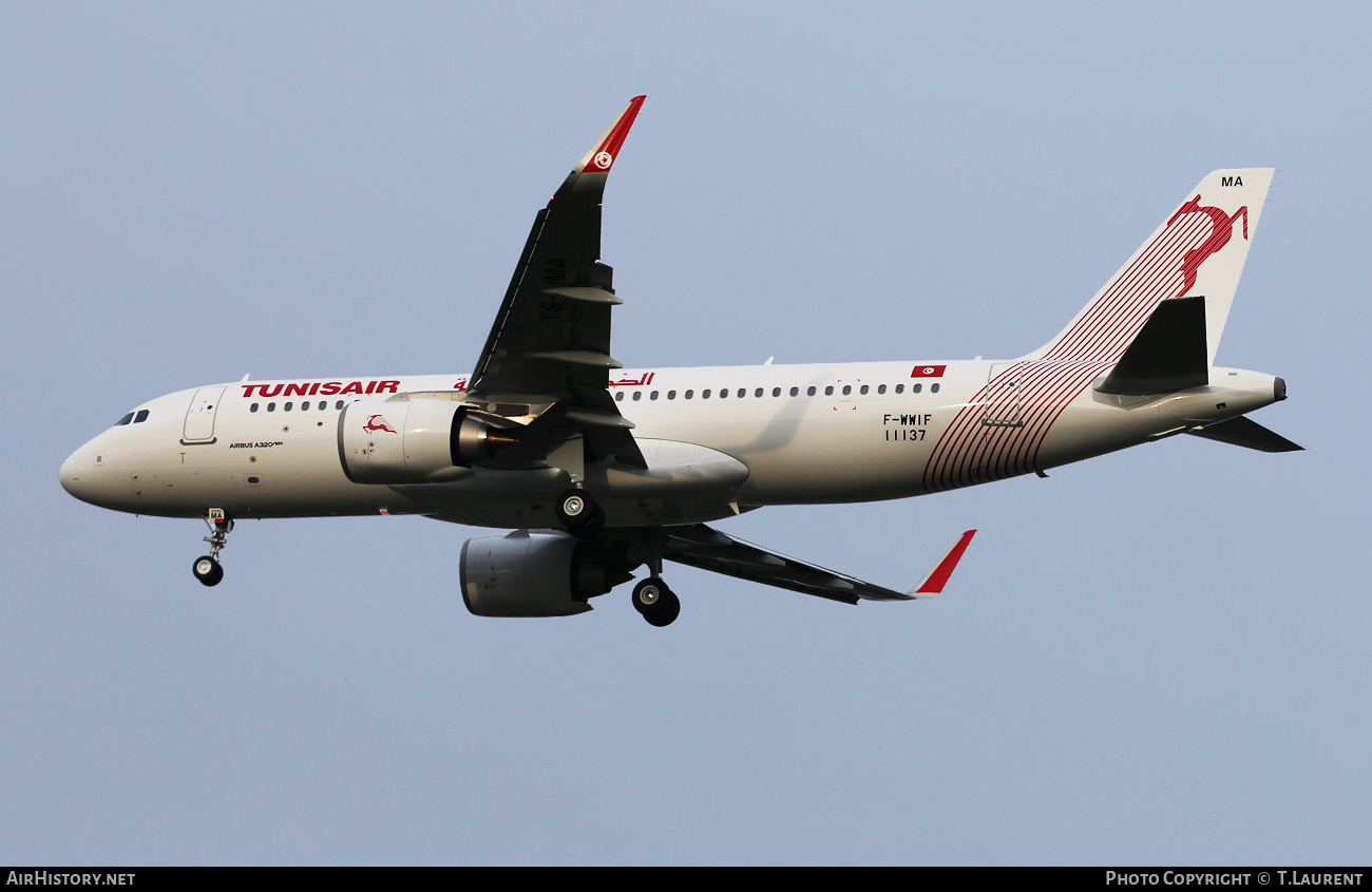 Aircraft Photo of F-WWIF | Airbus A320-251N | Tunisair | AirHistory.net #521534