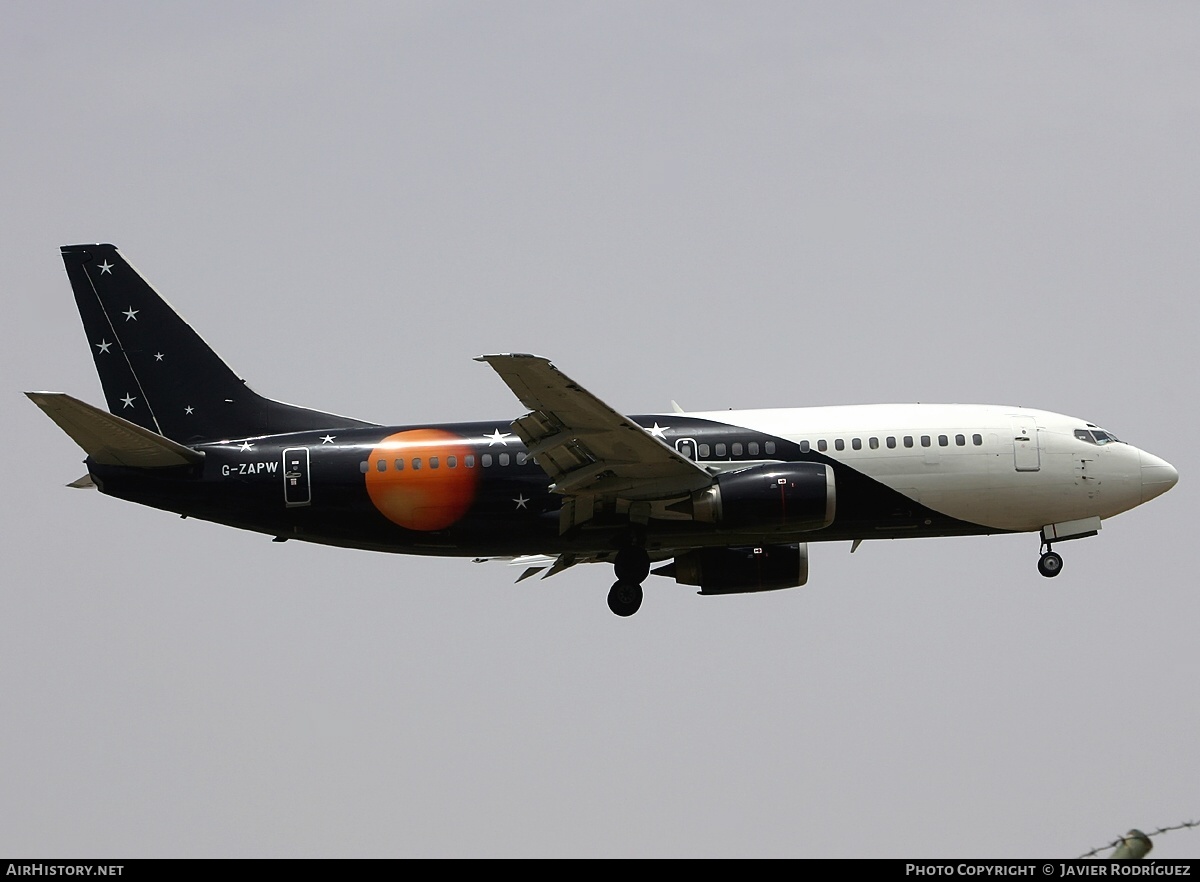 Aircraft Photo of G-ZAPW | Boeing 737-3L9(QC) | Titan Airways | AirHistory.net #521539