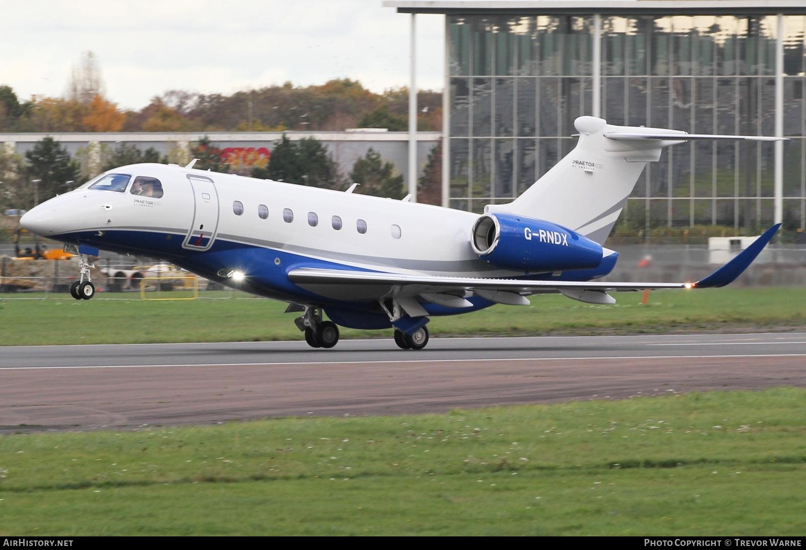 Aircraft Photo of G-RNDX | Embraer EMB-550 Praetor 600 | AirHistory.net #521543