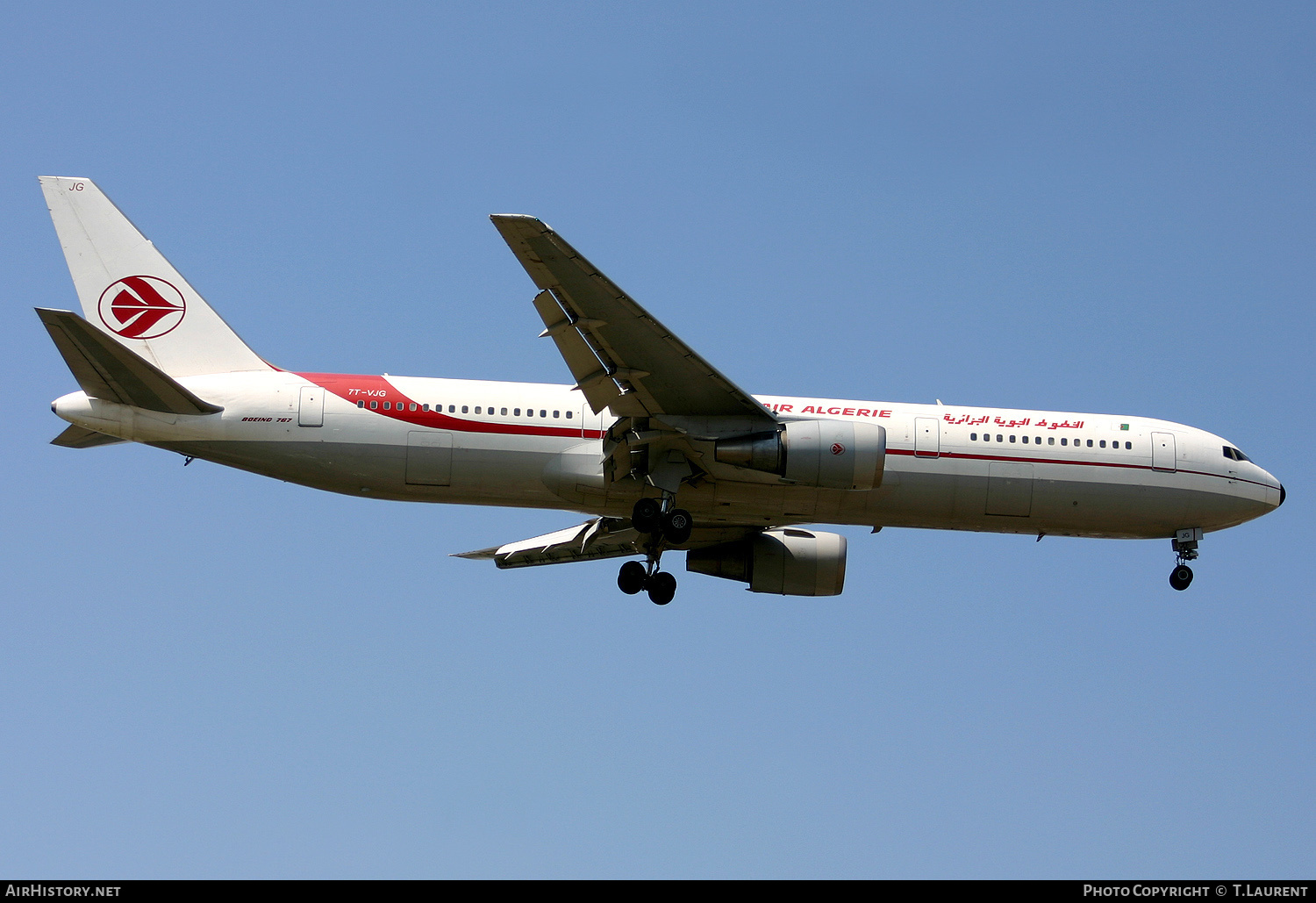 Aircraft Photo of 7T-VJG | Boeing 767-3D6 | Air Algérie | AirHistory.net #521545