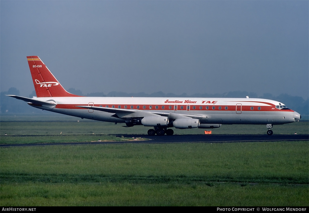 Aircraft Photo of EC-CUS | Douglas DC-8-32 | TAE - Trabajos Aéreos y Enlaces | AirHistory.net #521557