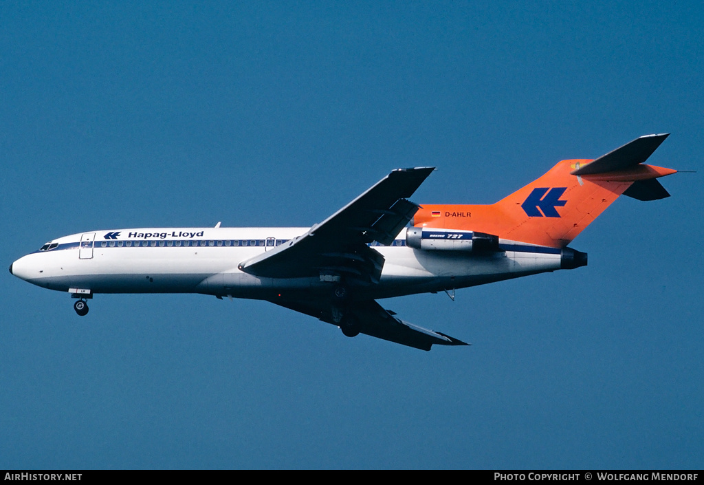 Aircraft Photo of D-AHLR | Boeing 727-89 | Hapag-Lloyd | AirHistory.net #521561