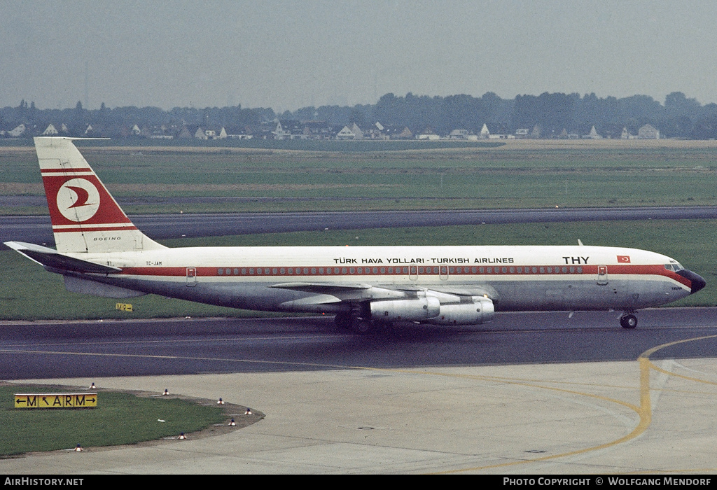 Aircraft Photo of TC-JAM | Boeing 707-321 | THY Türk Hava Yolları - Turkish Airlines | AirHistory.net #521564