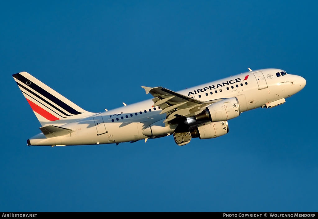 Aircraft Photo of F-GUGC | Airbus A318-111 | Air France | AirHistory.net #521577