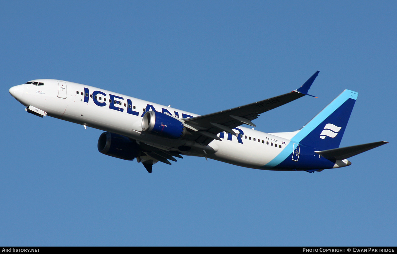 Aircraft Photo of TF-ICE | Boeing 737-8 Max 8 | Icelandair | AirHistory.net #521597