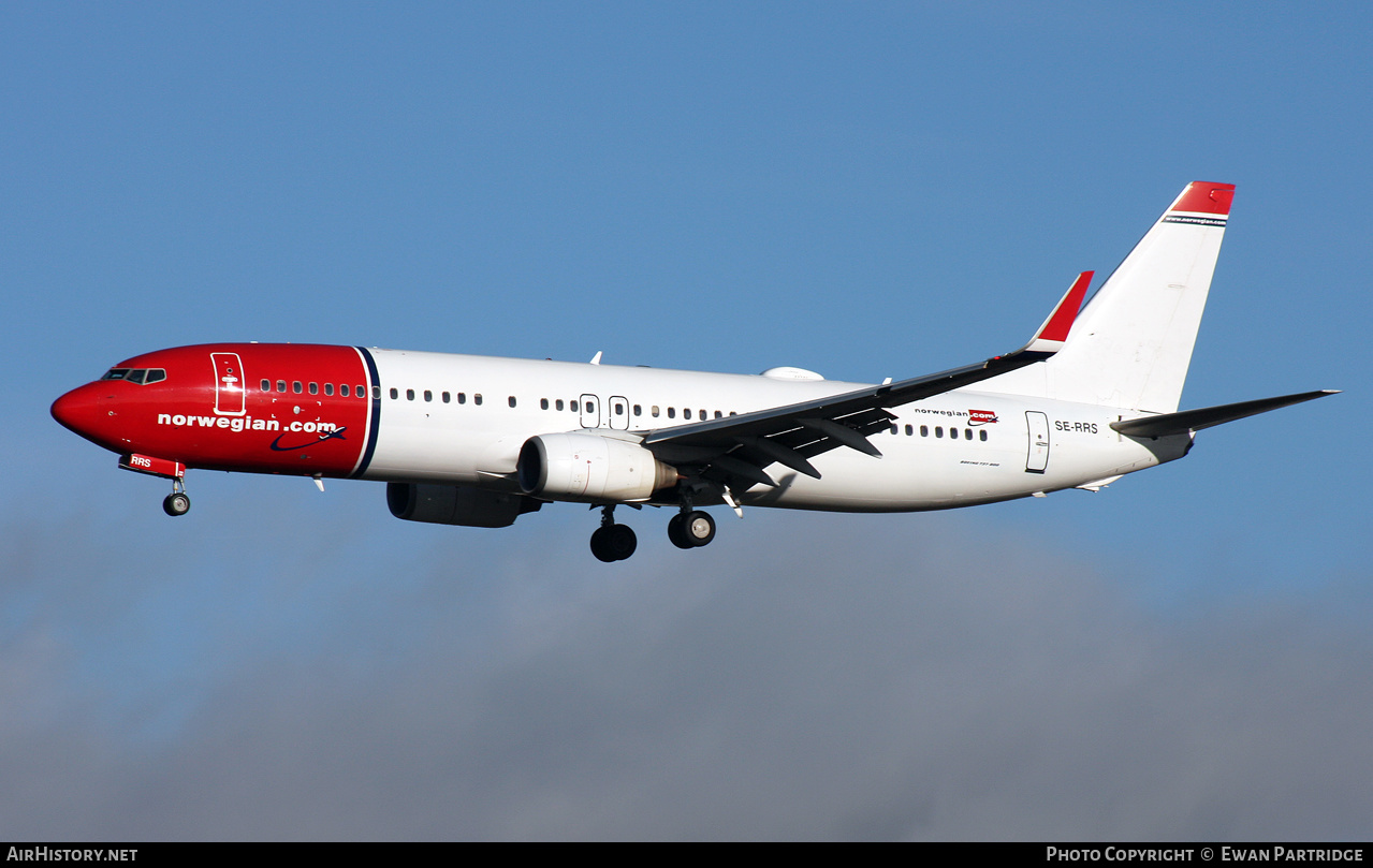 Aircraft Photo of SE-RRS | Boeing 737-8JP | Norwegian | AirHistory.net #521600