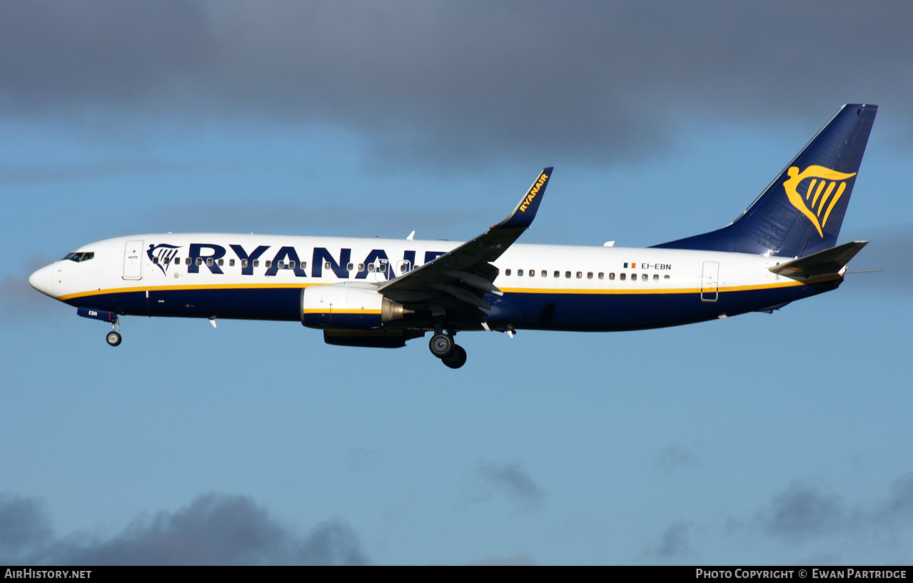 Aircraft Photo of EI-EBN | Boeing 737-8AS | Ryanair | AirHistory.net #521602