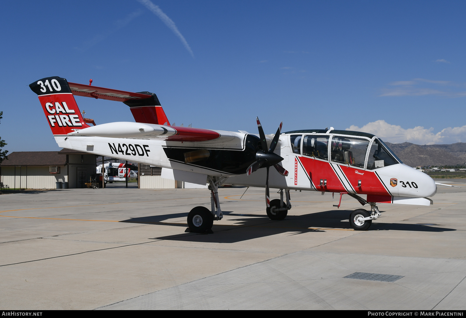 Aircraft Photo of N429DF | North American Rockwell OV-10A Bronco | Cal Fire - California Department of Forestry & Fire Protection | AirHistory.net #521611