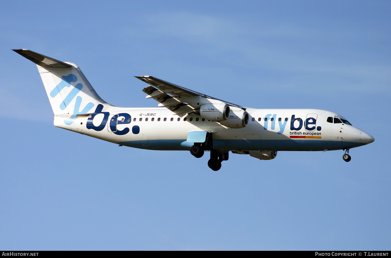 Aircraft Photo of G-JEBC | British Aerospace BAe-146-300 | Flybe - British European | AirHistory.net #521620