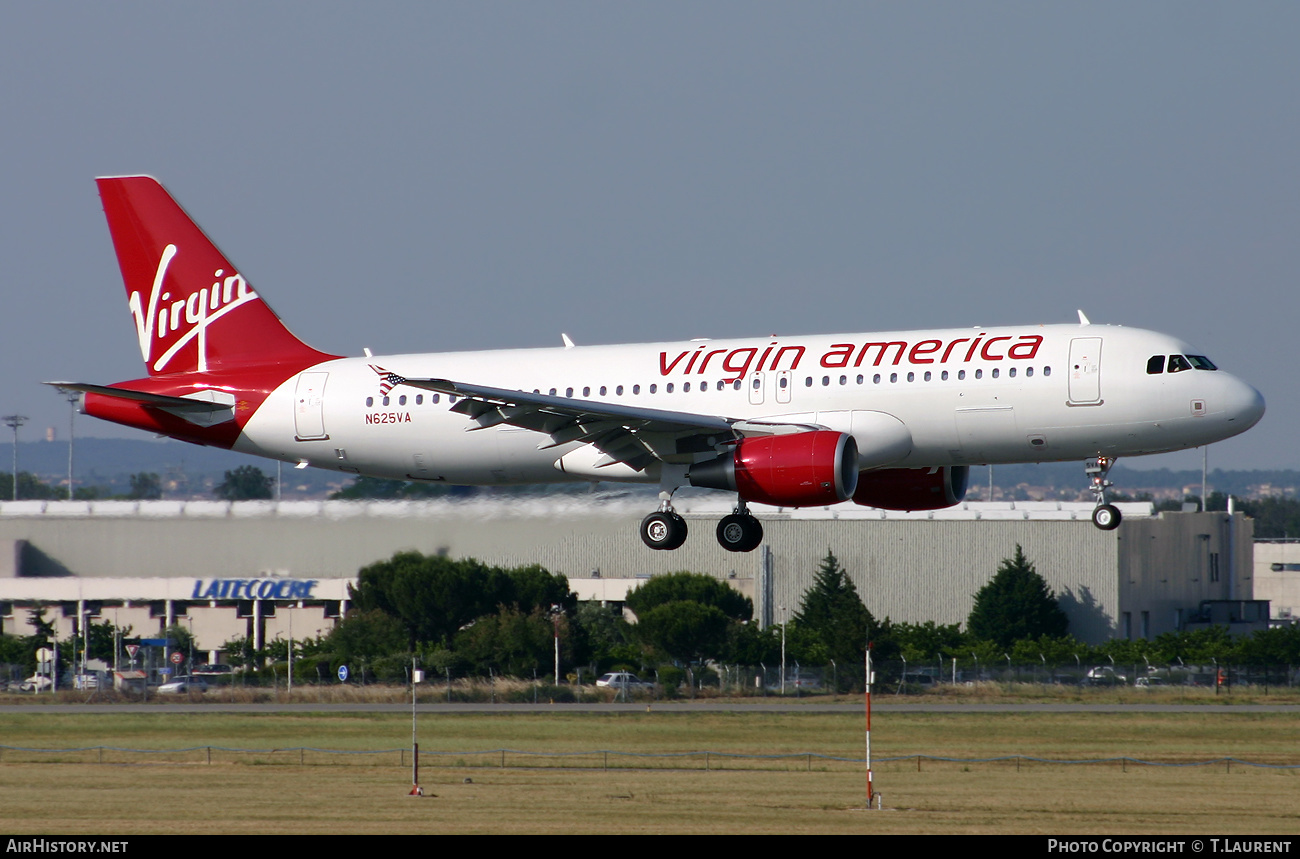Aircraft Photo of N625VA | Airbus A320-214 | Virgin America | AirHistory.net #521621