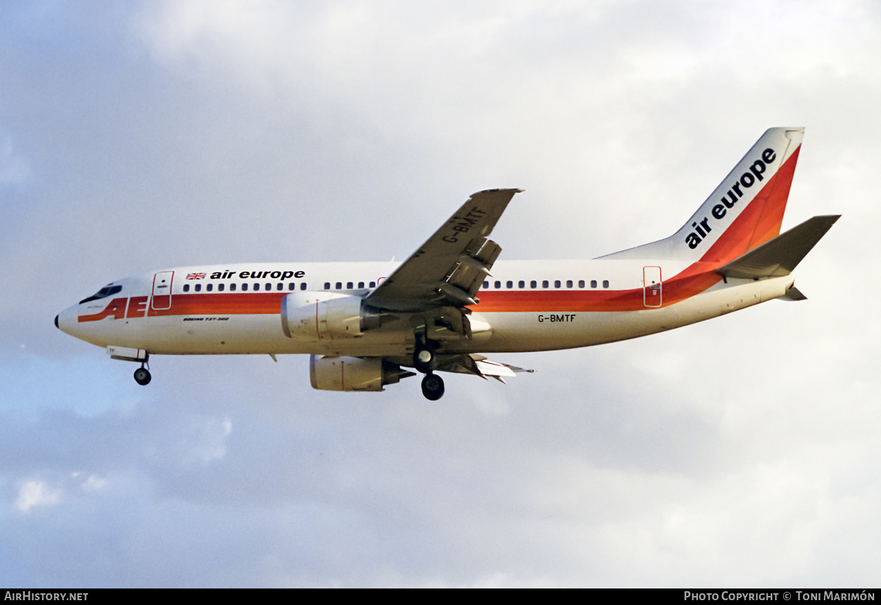 Aircraft Photo of G-BMTF | Boeing 737-3S3 | Air Europe | AirHistory.net #521622