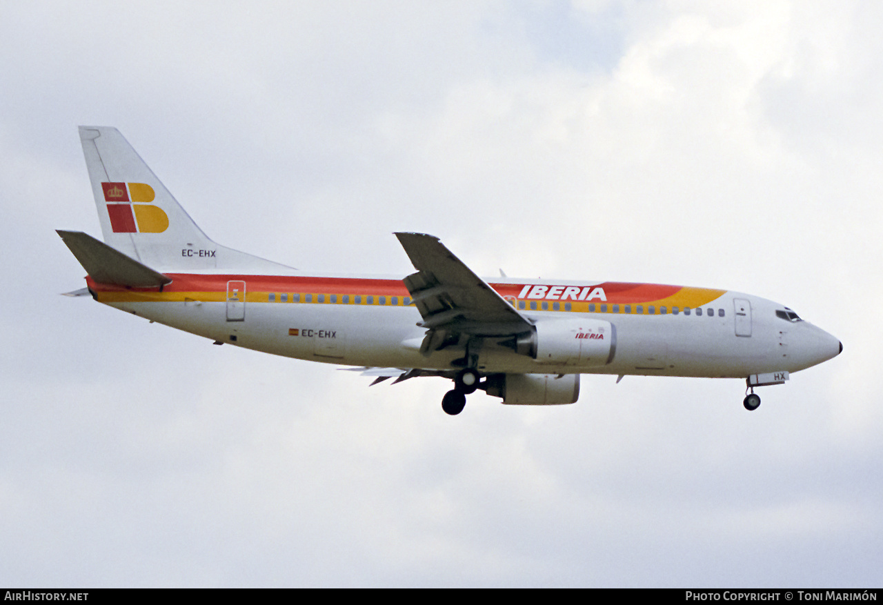 Aircraft Photo of EC-EHX | Boeing 737-3A4 | Iberia | AirHistory.net #521623