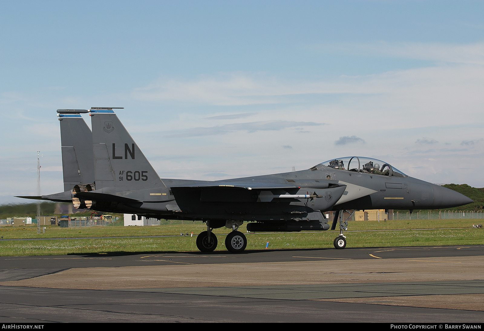 Aircraft Photo of 91-0605 / AF91-605 | McDonnell Douglas F-15E Strike Eagle | USA - Air Force | AirHistory.net #521629