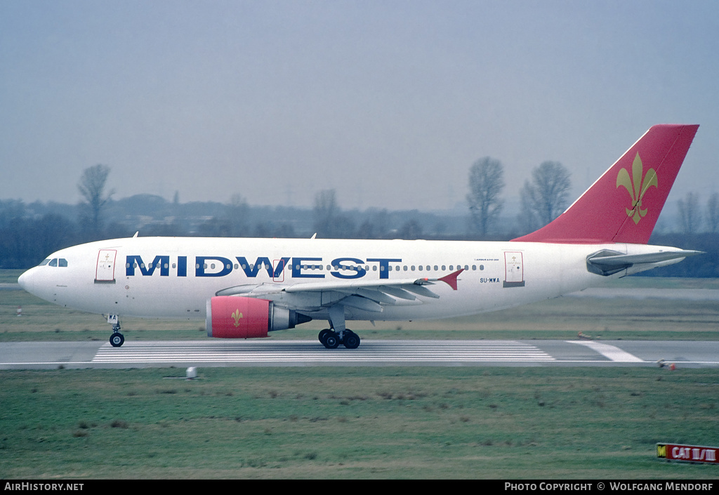Aircraft Photo of SU-MWA | Airbus A310-304 | Midwest Airlines | AirHistory.net #521657