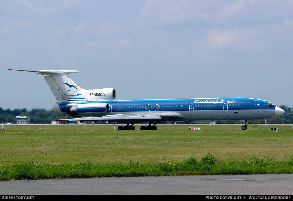 Aircraft Photo of RA-85652 | Tupolev Tu-154M | Sibir - Siberia Airlines | AirHistory.net #521658