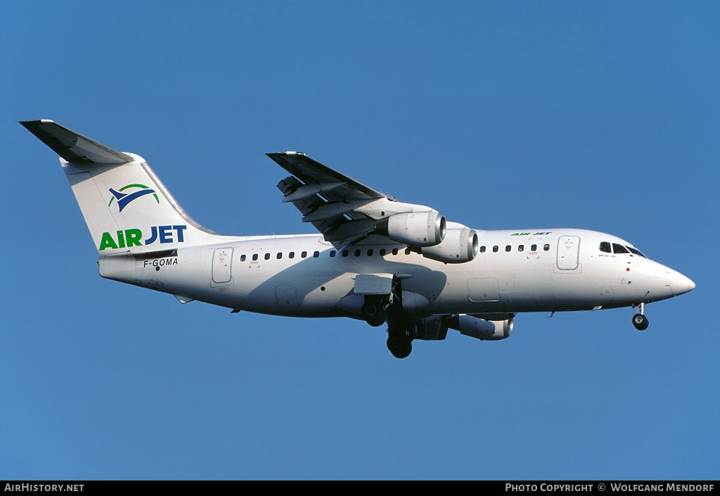 Aircraft Photo of F-GOMA | British Aerospace BAe-146-200QC | Air Jet | AirHistory.net #521659