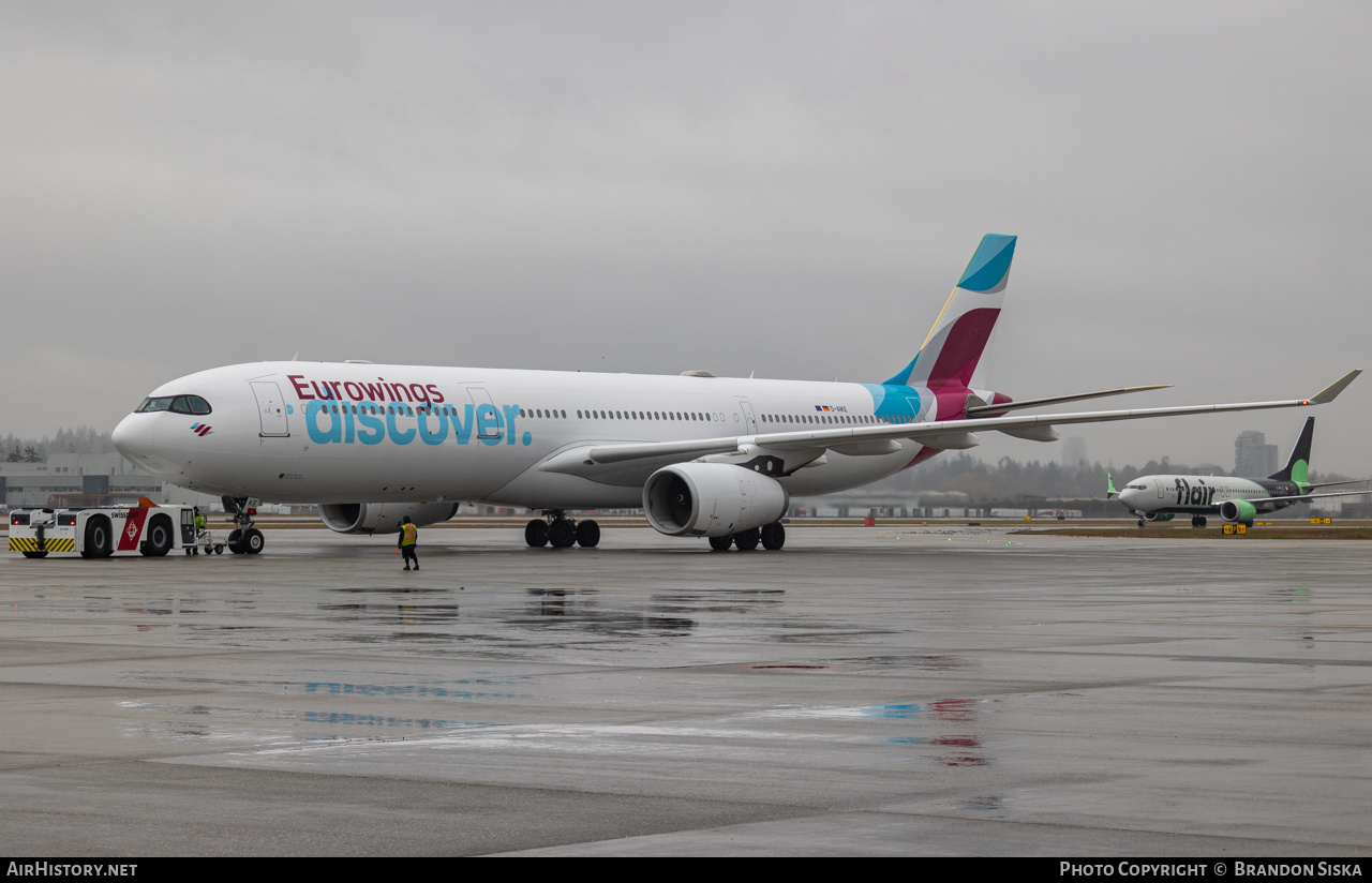 Aircraft Photo of D-AIKE | Airbus A330-343 | Eurowings Discover | AirHistory.net #521665