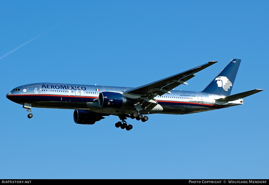 Aircraft Photo of N745AM | Boeing 777-2Q8/ER | AeroMéxico | AirHistory.net #521666