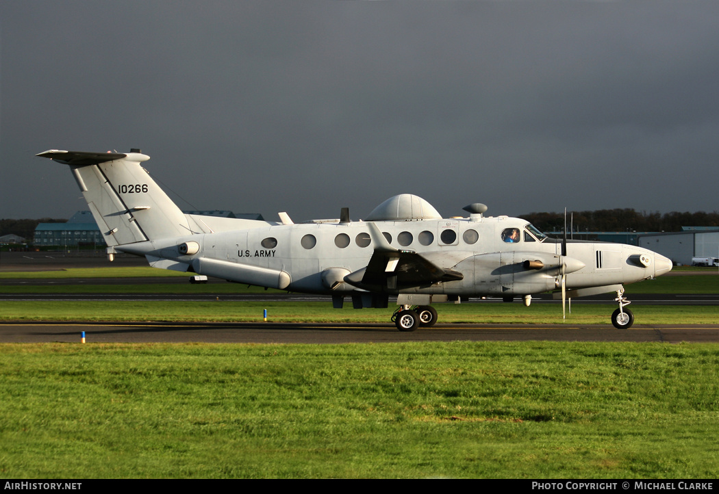 Aircraft Photo of 11-0266 / 10266 | Hawker Beechcraft MC-12S Huron (350ER) | USA - Army | AirHistory.net #521694