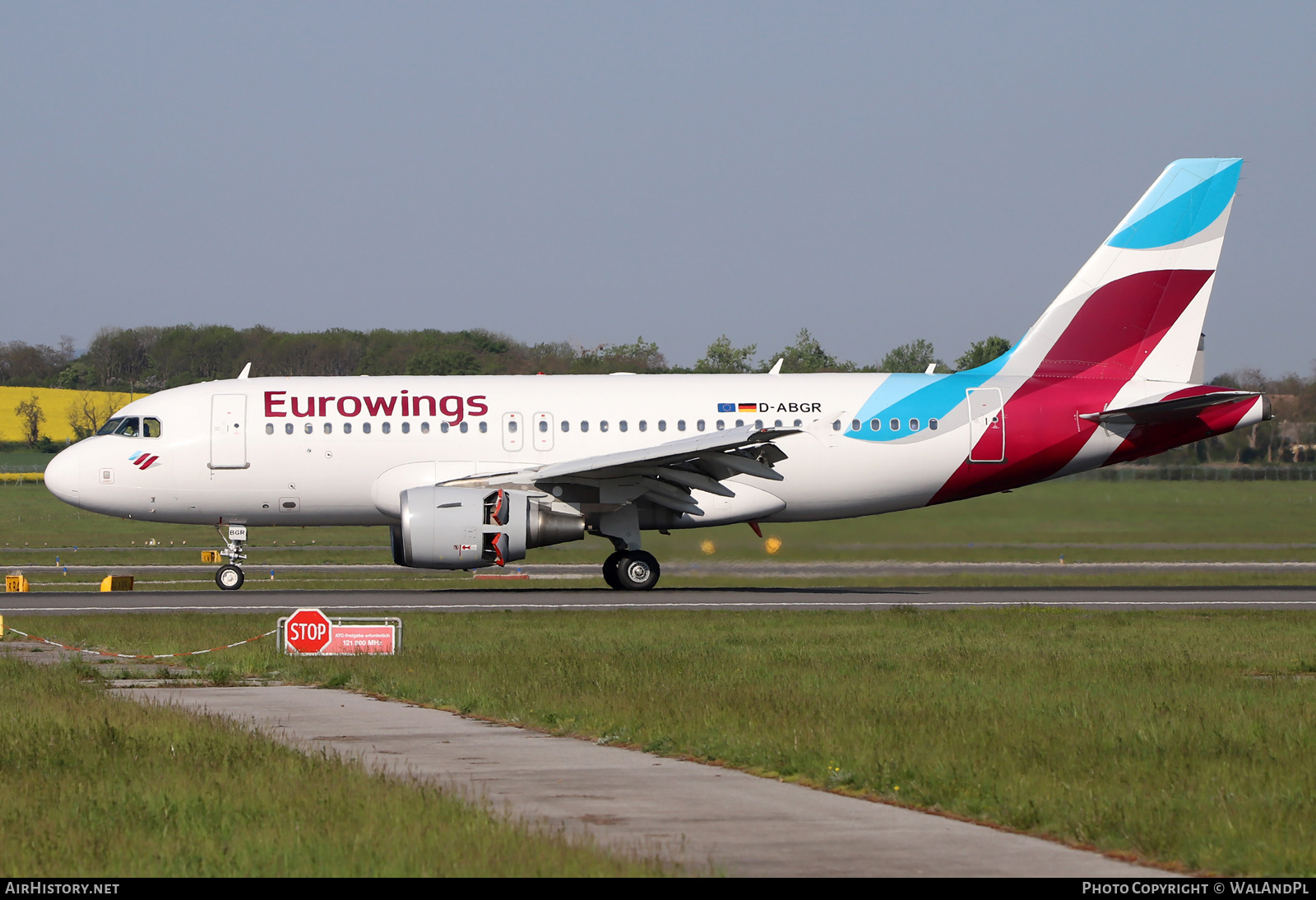 Aircraft Photo of D-ABGR | Airbus A319-112 | Eurowings | AirHistory.net #521701