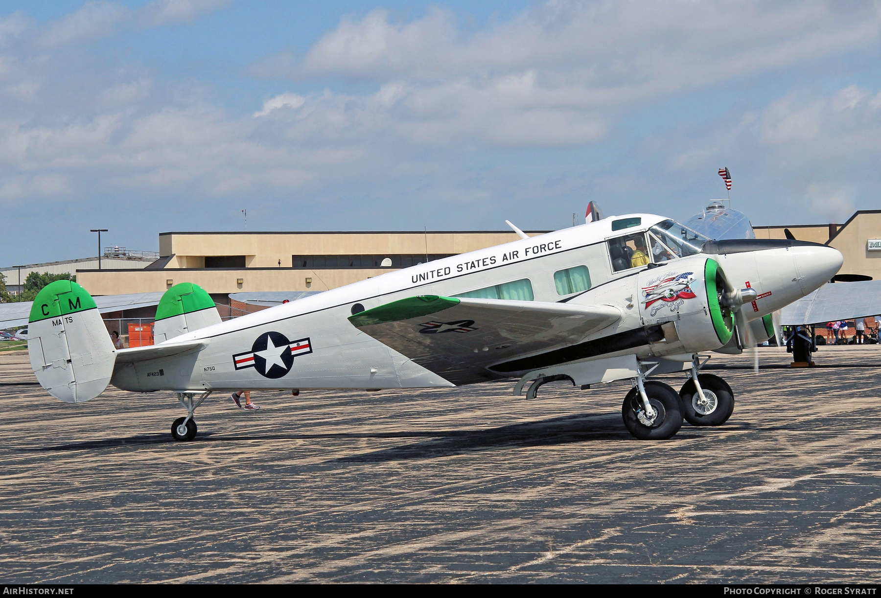 Aircraft Photo of N75Q | Beech C-45G Expeditor | USA - Air Force | AirHistory.net #521712