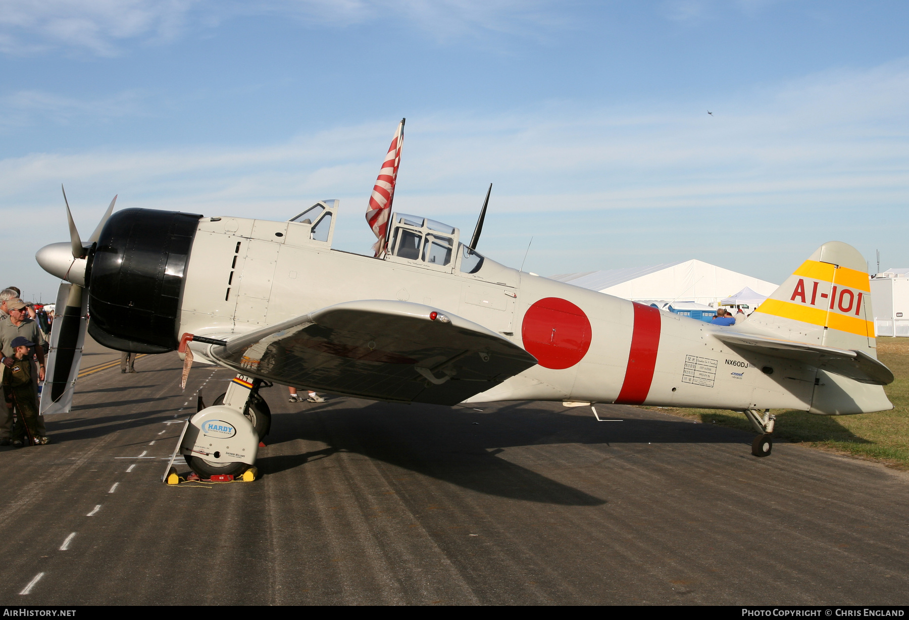 Aircraft Photo of N60DJ / NX60DJ / AI-101 | North American T-6 / A6M Zero (mod) | Japan - Navy | AirHistory.net #521750