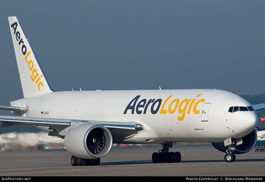 Aircraft Photo of D-AALE | Boeing 777-FZN | AeroLogic | AirHistory.net #521751