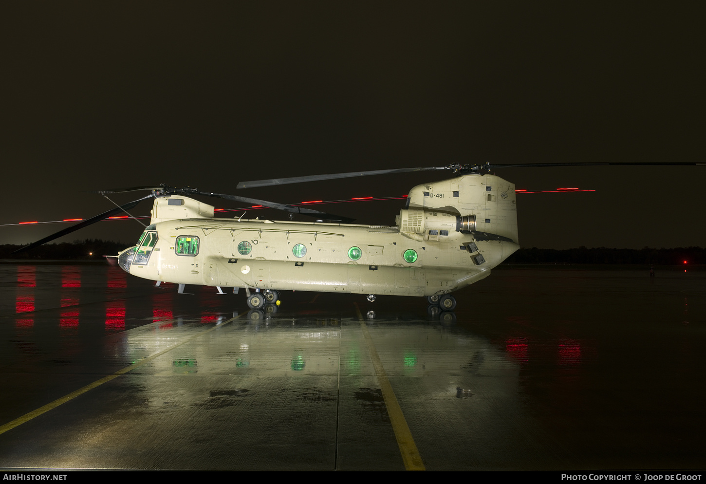 Aircraft Photo of D-481 | Boeing CH-47F Chinook (414) | Netherlands - Air Force | AirHistory.net #521760