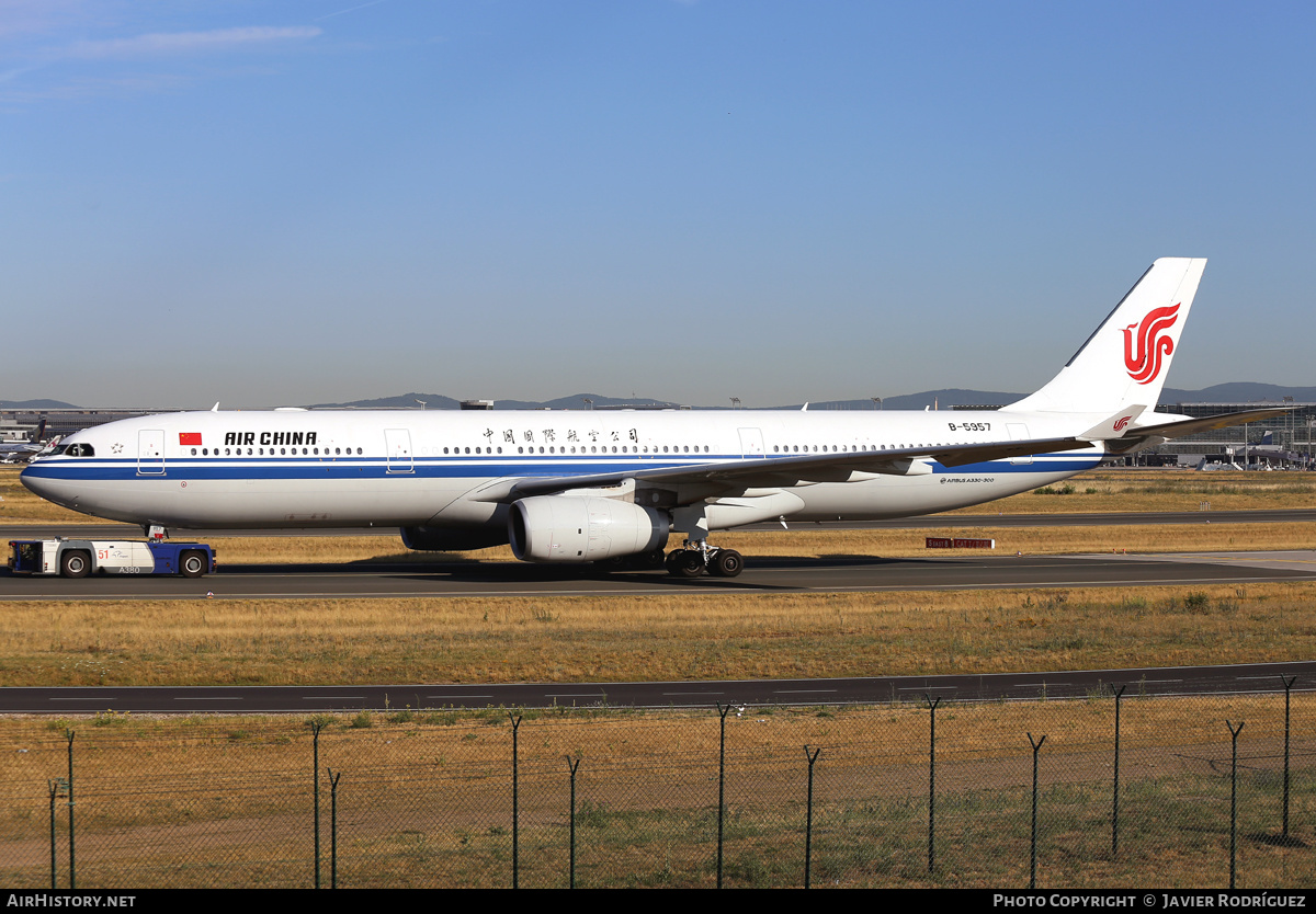 Aircraft Photo of B-5957 | Airbus A330-343 | Air China | AirHistory.net #521794