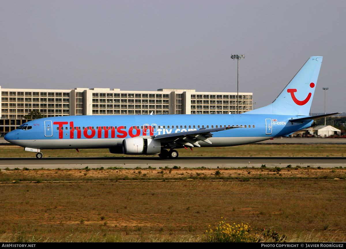 Aircraft Photo of G-CDZN | Boeing 737-804 | Thomsonfly | AirHistory.net #521795
