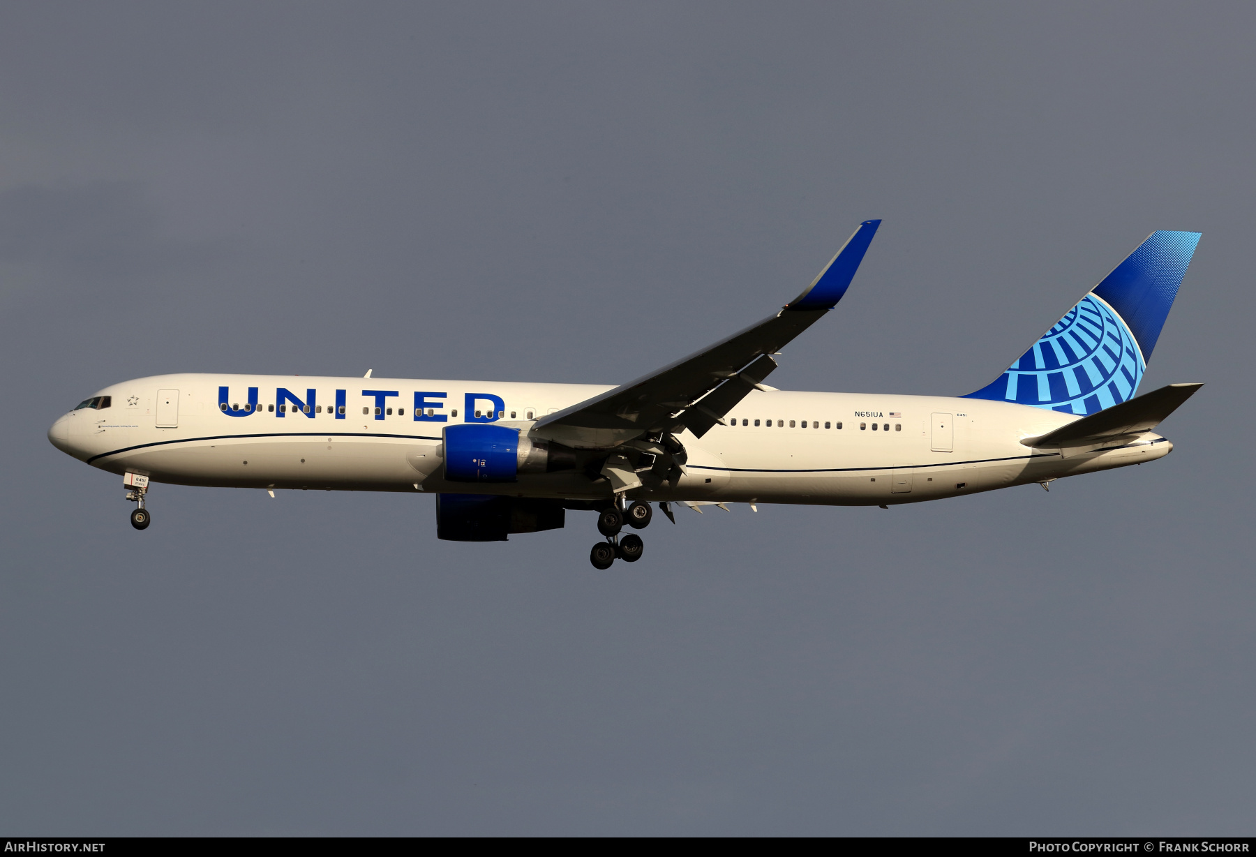 Aircraft Photo of N651UA | Boeing 767-322/ER | United Airlines | AirHistory.net #521803