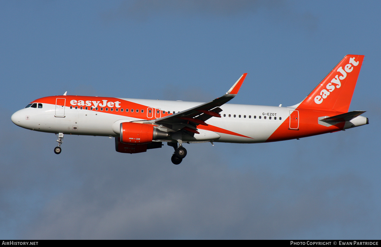 Aircraft Photo of G-EZOT | Airbus A320-214 | EasyJet | AirHistory.net #521808
