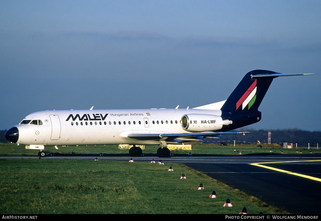 Aircraft Photo of HA-LMF | Fokker 70 (F28-0070) | Malév - Hungarian Airlines | AirHistory.net #521809