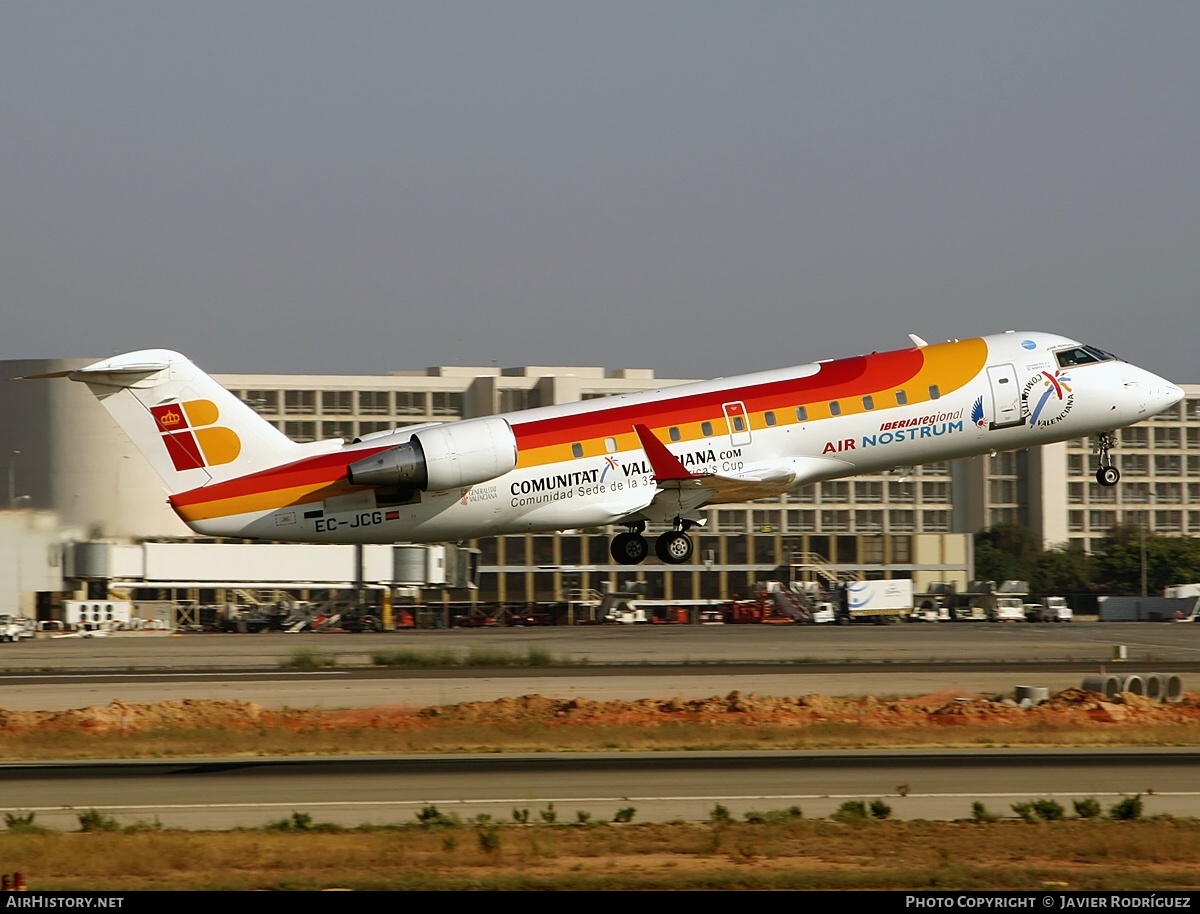 Aircraft Photo of EC-JCG | Bombardier CRJ-200LR (CL-600-2B19) | Iberia Regional | AirHistory.net #521828