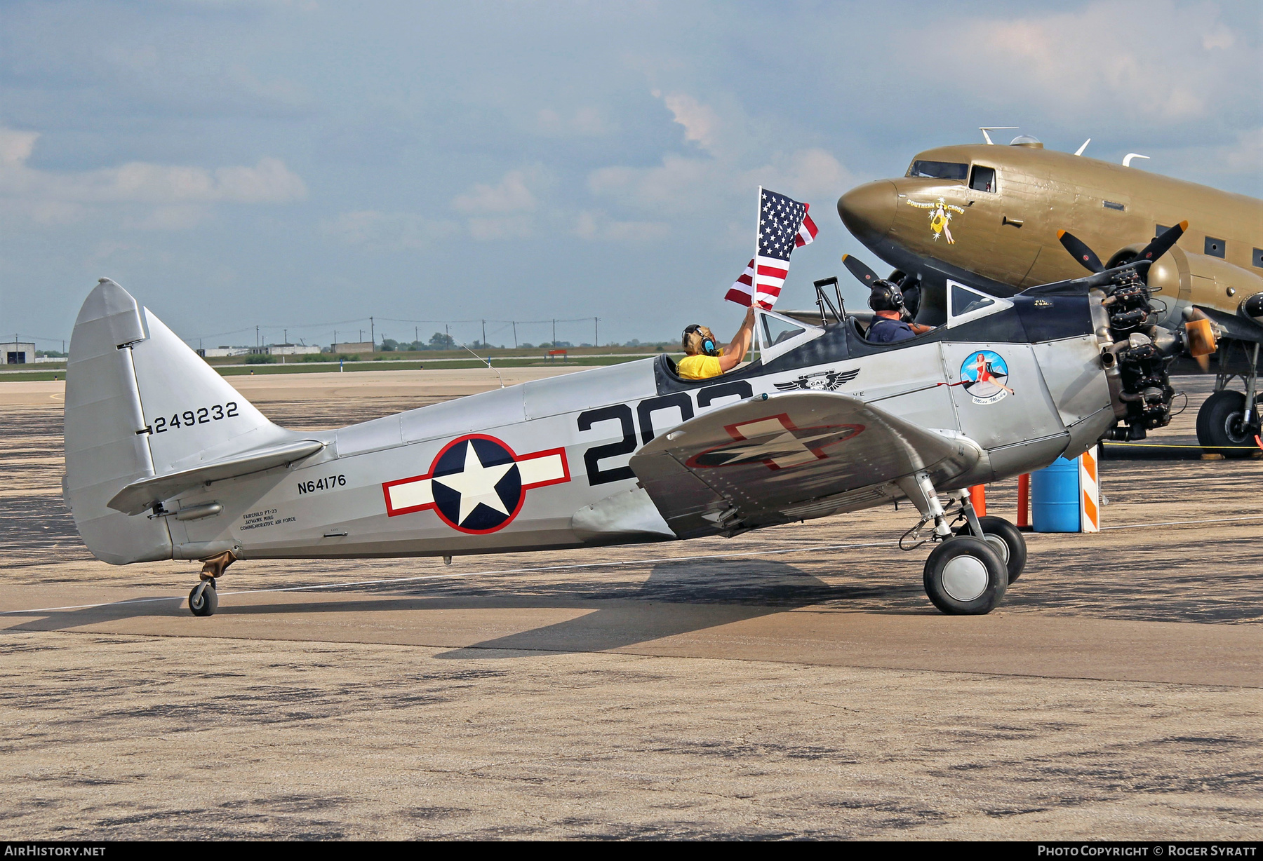 Aircraft Photo of N64176 / 249232 | Fairchild PT-23A Cornell (M-62C) | Commemorative Air Force | USA - Air Force | AirHistory.net #521841