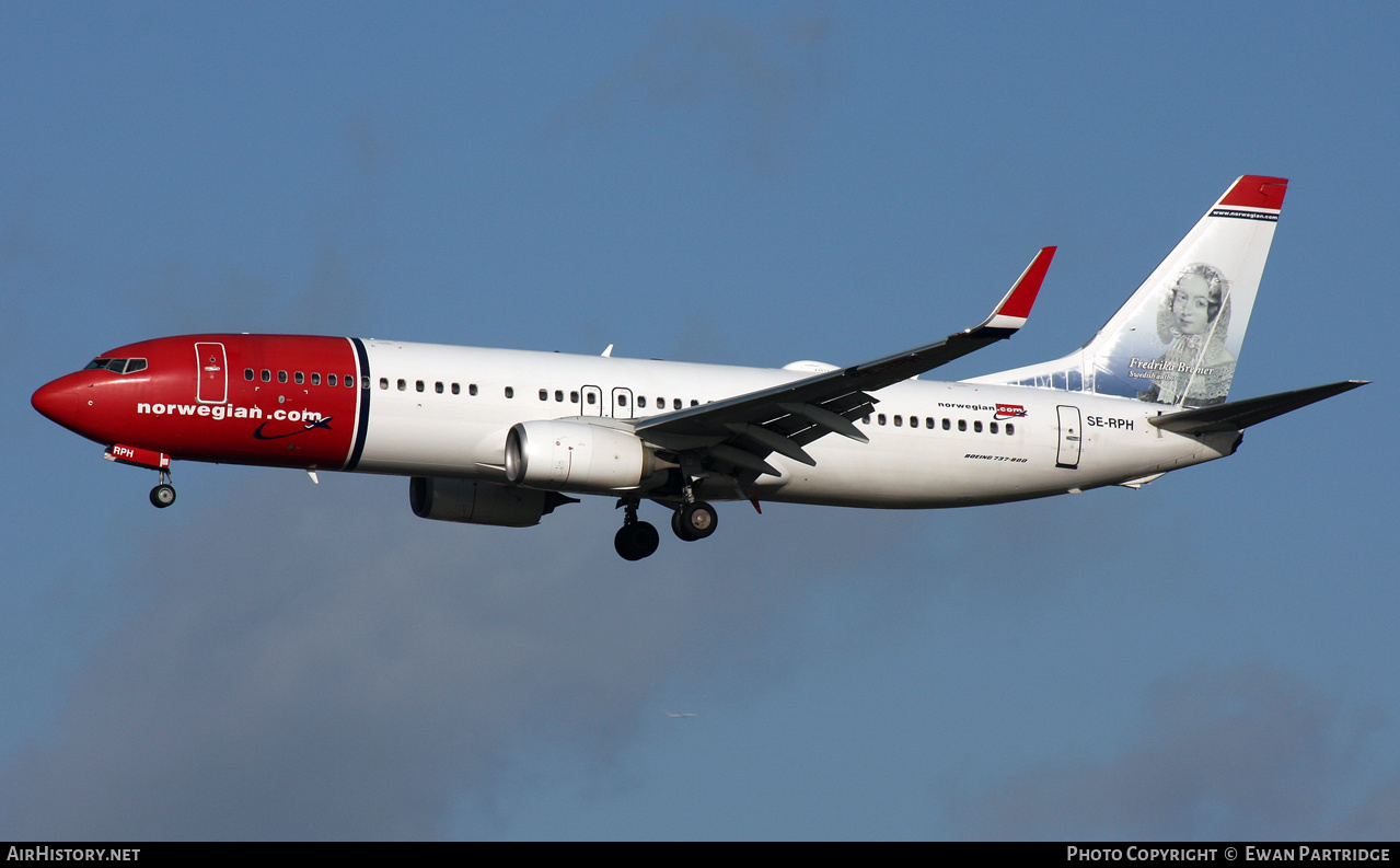 Aircraft Photo of SE-RPH | Boeing 737-8JP | Norwegian | AirHistory.net #521851