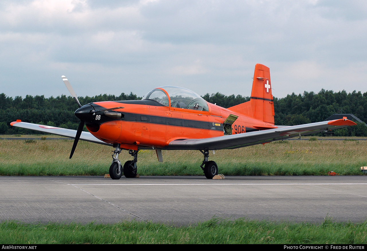 Aircraft Photo of A-906 | Pilatus PC-7 | Switzerland - Air Force | AirHistory.net #521903