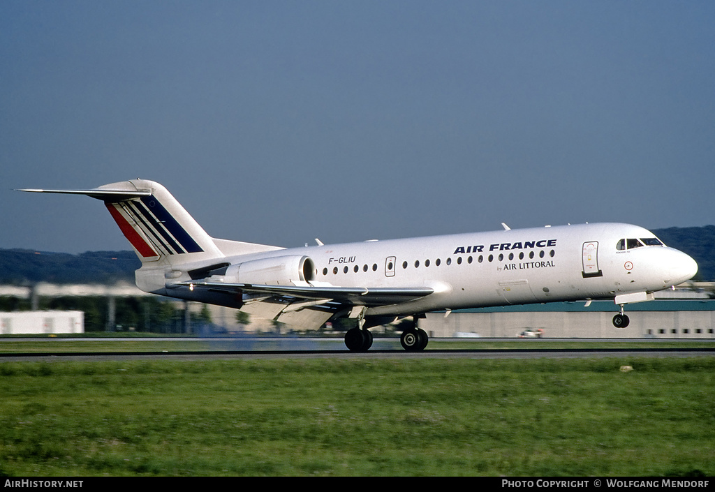 Aircraft Photo of F-GLIU | Fokker 70 (F28-0070) | Air France | AirHistory.net #521904