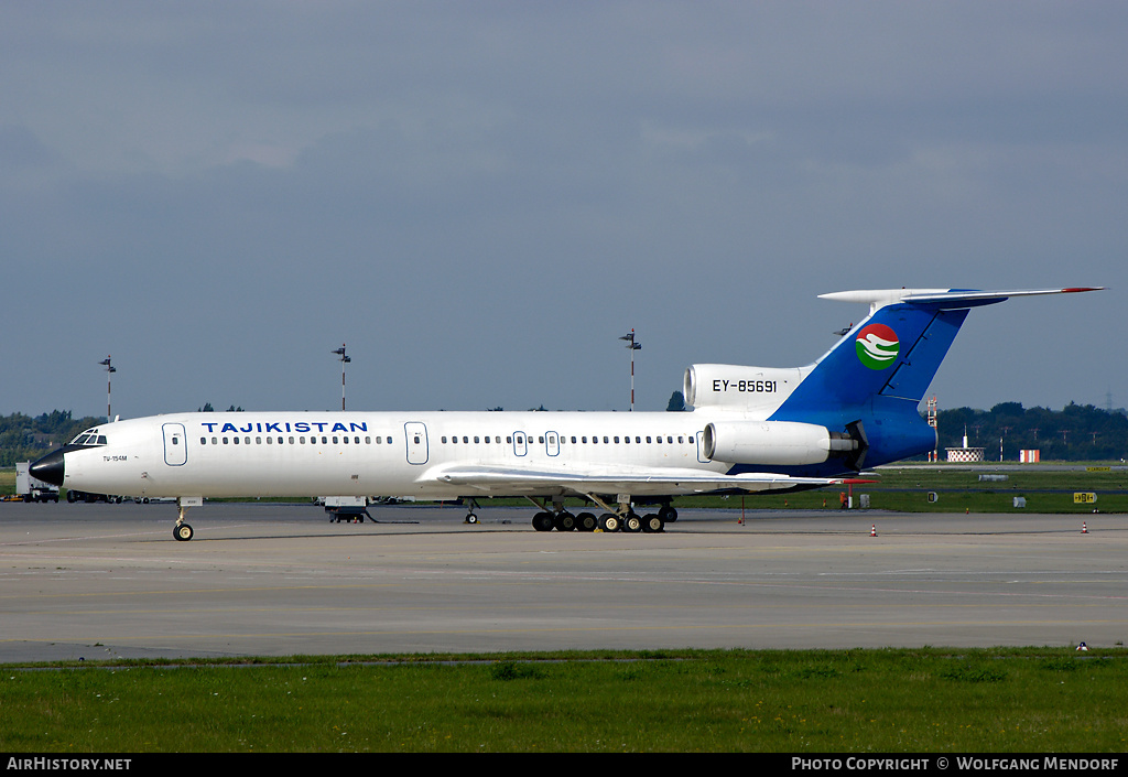 Aircraft Photo of EY-85691 | Tupolev Tu-154M | Tajikistan Airlines | AirHistory.net #521933