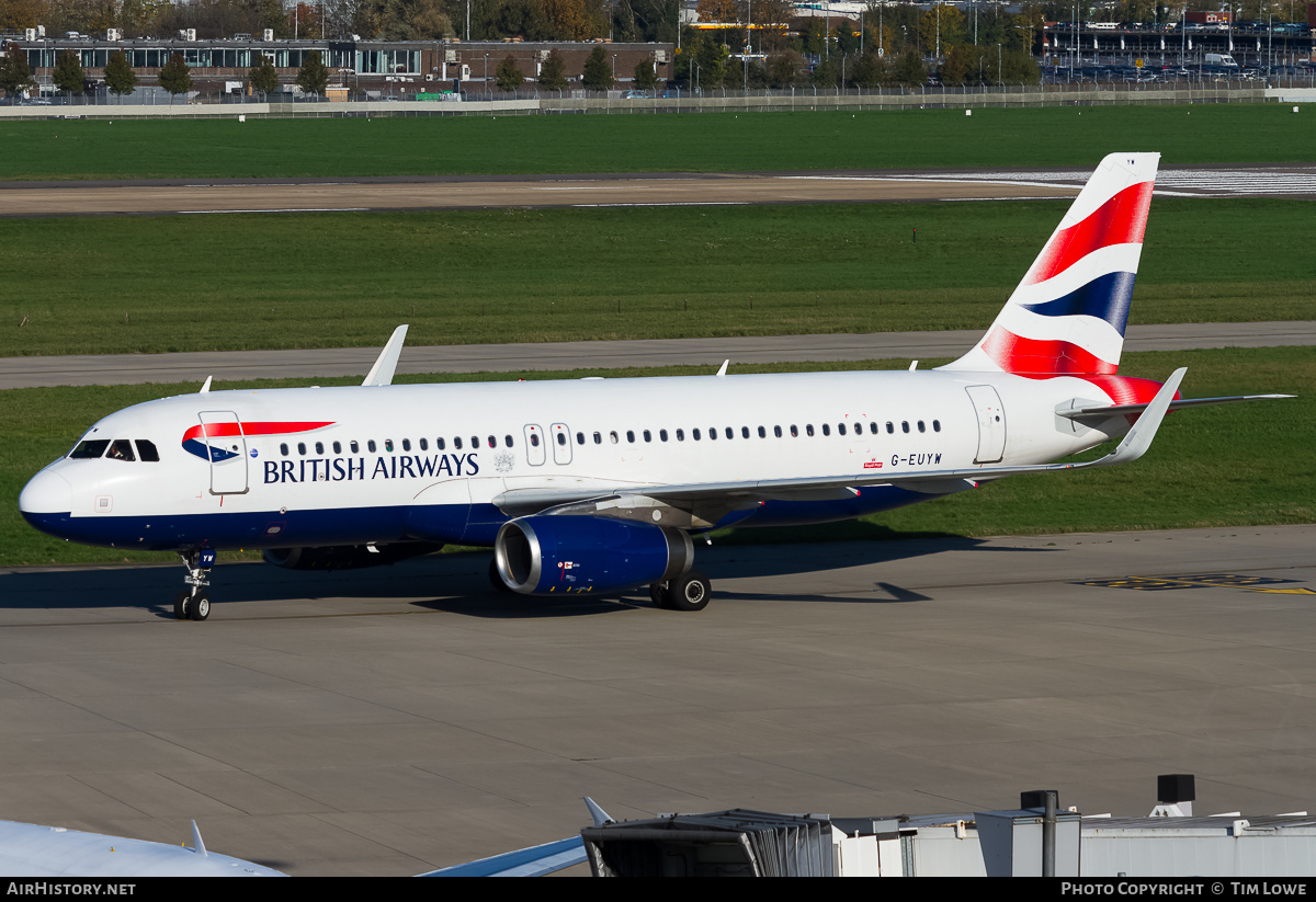 Aircraft Photo of G-EUYW | Airbus A320-232 | British Airways | AirHistory.net #521939