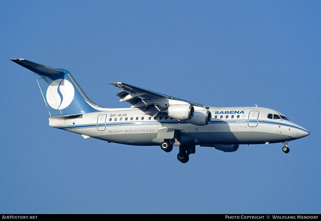 Aircraft Photo of OO-DJH | British Aerospace BAe-146-200 | Sabena | AirHistory.net #521949