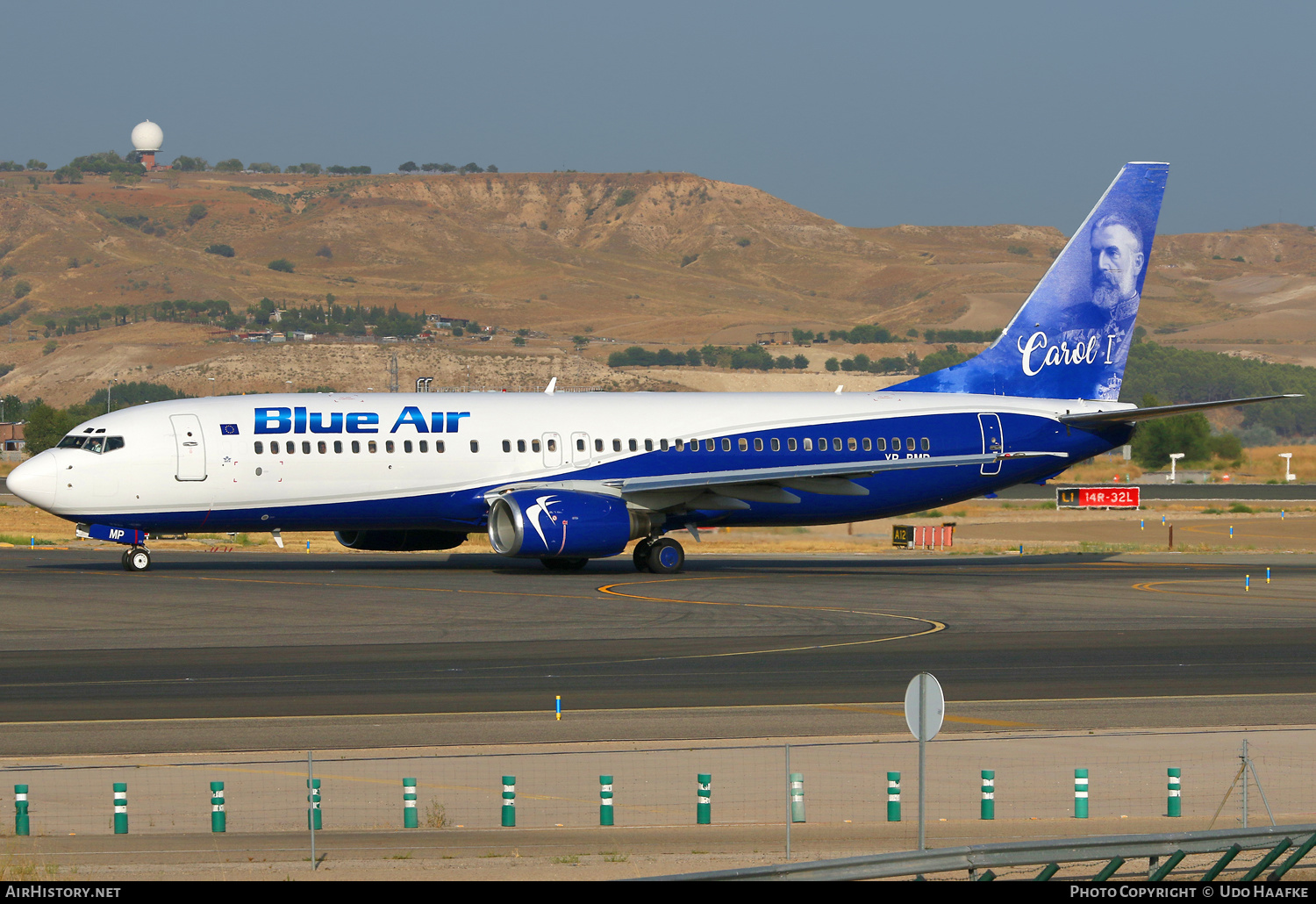 Aircraft Photo of YR-BMP | Boeing 737-883 | Blue Air | AirHistory.net #521962