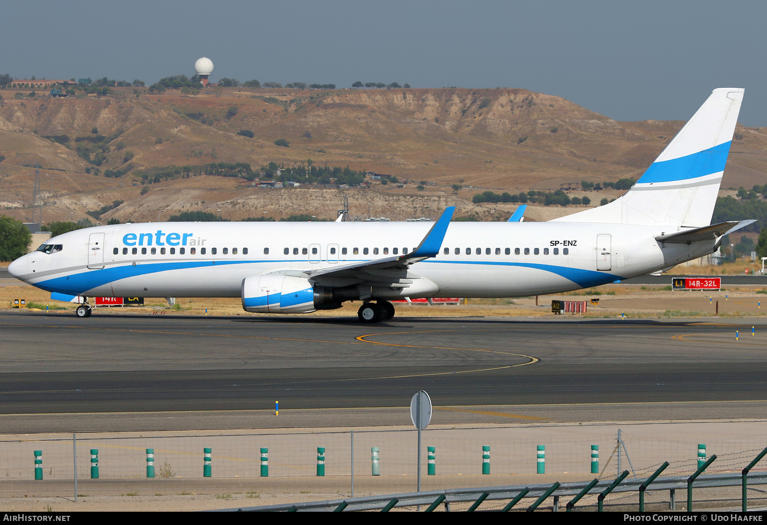 Aircraft Photo of SP-ENZ | Boeing 737-85F | Enter Air | AirHistory.net #521964