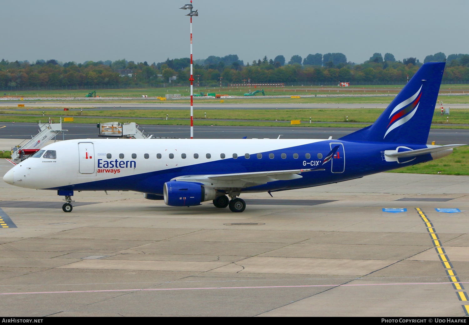 Aircraft Photo of G-CIXV | Embraer 170LR (ERJ-170-100LR) | Eastern Airways | AirHistory.net #521972