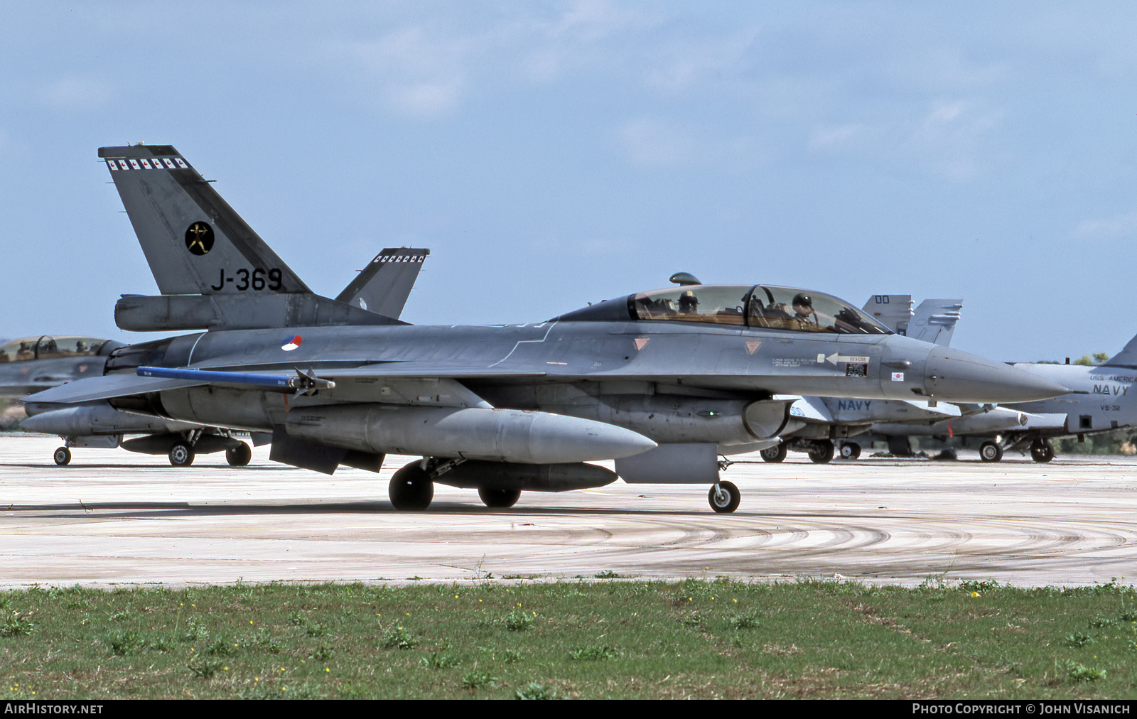 Aircraft Photo of J-369 | General Dynamics F-16B Fighting Falcon | Netherlands - Air Force | AirHistory.net #521983